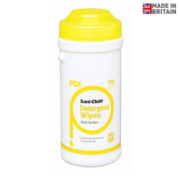 PDI Sani-Cloth® Detergent Wipes Alcohol-Free Disinfectant, Multi-Surface Bucket Canister pdi-sani-cloth-detergenct-wipes-made-in-britain PDI Sani-Cloth® Detergent Wipes | Alcohol-Free Disinfectant, Multi-Surface | Bucket/Canister - Image 1