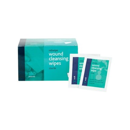 Reliwipe Sterile Cleansing Wipes (Pack 100)
