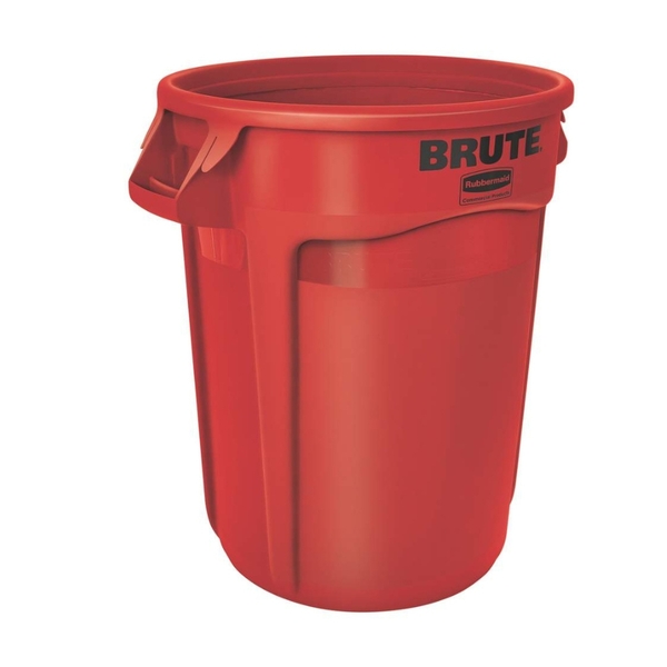 Rubbermaid Brute Container Red 121.1 Litre600Wx600H-017392R Rubbermaid Brute Container Red 121.1 Litre - Image 1