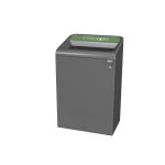 Rubbermaid Configure Container with Glass Recycling Label Green 125 Litre