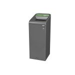 Rubbermaid Configure Container with Glass Recycling Label Green 57 Litre