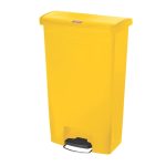 Rubbermaid Step-On Bin Yellow 68 Litre
