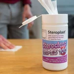 Steroclenz Hard Surface Disinfection Wipes - 100 per Tub | Pack of 6 | 100% Biodegradable - Image 3