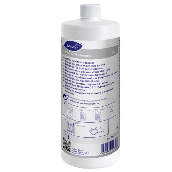Suma Café Descale C5.1 1 Litre-product-036599 Suma Café Descale C5.1 1 Litre - Image 1