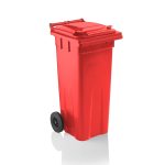 Wheelie Bin Red 140 Litre